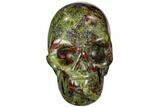 Polished Dragon's Blood Jasper Skull - South Africa #112181-2